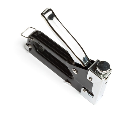 Large tacker or stapler for bigger amounts of paper, isolated on white background