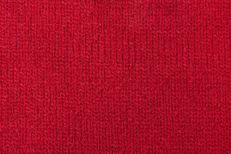Textile - Fabric Series, Red knitted wool material Background patternsの写真素材