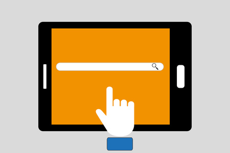 Concept of adapting systems across multiple devices from phone to tablet to desktop computerのイラスト素材
