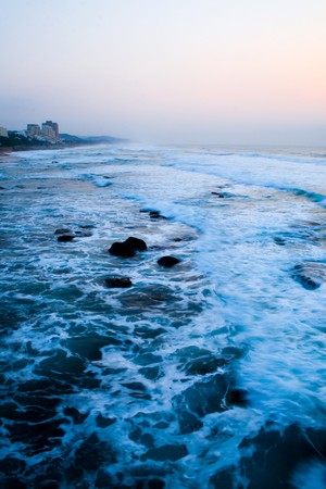 morning beachの写真素材
