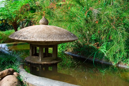 japanese gardenの写真素材