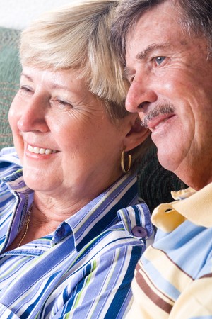 happy senior coupleの写真素材
