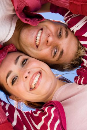 smiling couple