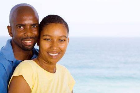 portrait of african american coupleの写真素材
