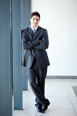 young businessman full length portraitの写真素材