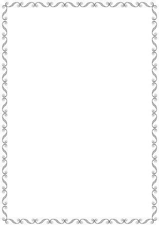 Floral Frameのイラスト素材