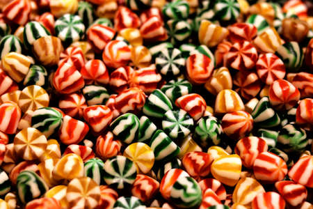 Variation of Hard and Colored Candiesの写真素材