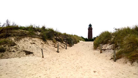 Lighthouse in Darsser close to Prerow - Germanyの写真素材