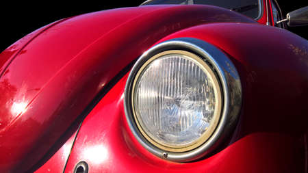 Front light from a vintage carのeditorial素材