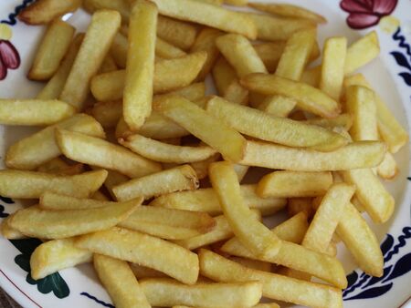 close up of french friesの写真素材