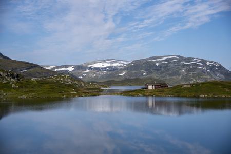 Views form the Haukeli Pass.の写真素材