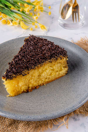 Delicious Chocolate Whole cake with various topping