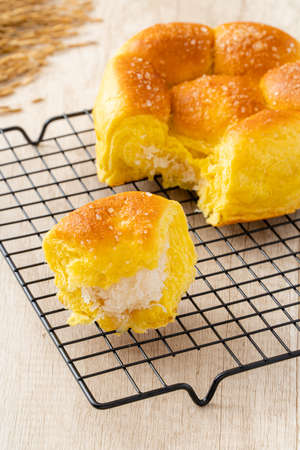 Roti sobek or Roti Gembong or Soft bread, This bread has a sweet taste with a soft texture. Usually...