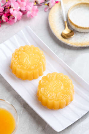 A mooncake pudding is a Chinese bakery product traditionally eaten during the Mid-Autumn Festival....