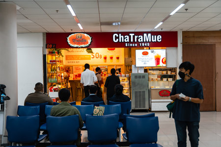 Inside the Don Mueang International Airport. Don Mueang considered to be one of the world's oldest...