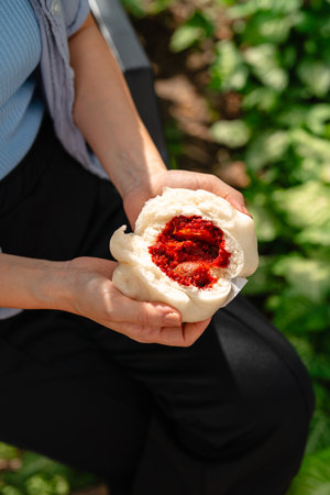Baozi or Chinese Steamed Buns is a type of yeast-leavened filled bun in various Chinese cuisines.