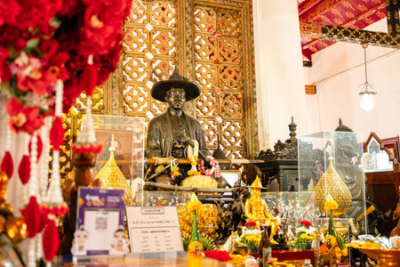 Bangkok,Thailand - February, 14 2023 :Wat Arun is a Buddhist temple in the Bangkok Yai district of Bangkok, Thailand. It is situated on Thonburi on the west bank of the Chao Phraya River.のeditorial素材