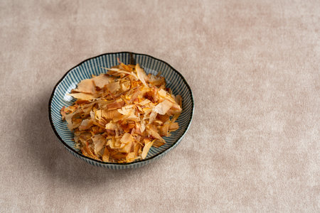 Katsuobushi, Ingredients for Japanese cuisine made by smoking and fermenting skipjack tuna.の写真素材