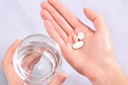 Photography illustrating take the medicationsの写真素材