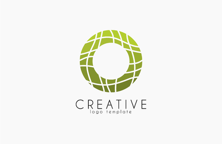 Colorful logo. geometric icon. technology logo. web net logo icon. Geometric logo. Company logo. Vector logo iconのイラスト素材