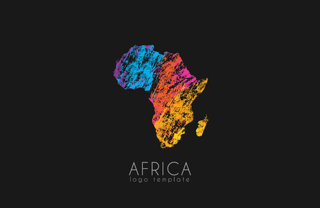 Abstract africa . Color Africa . Colorful design.のイラスト素材