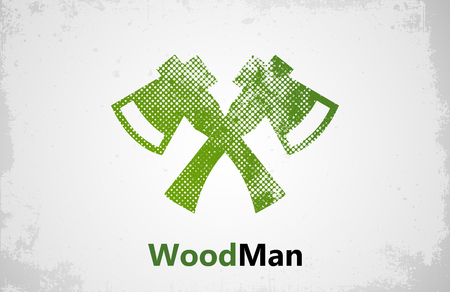 Lumberjack Woodman   designのイラスト素材