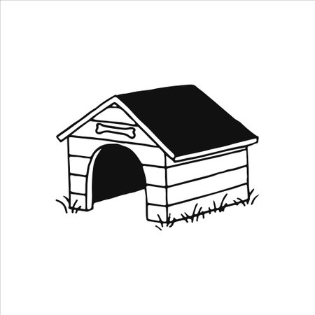 Hand drawn logo element, doodle, drawing, small, minimalistic art, home, decoration element, stickerのイラスト素材