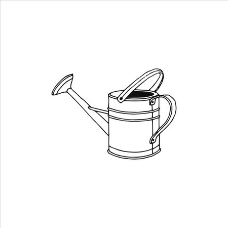 Hand drawn logo element, doodle, drawing, small, minimalistic art, home, decoration element, stickerのイラスト素材