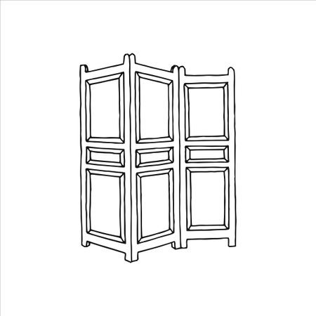 Hand drawn logo element, doodle, drawing, small, minimalistic art, home, decoration element, stickerのイラスト素材