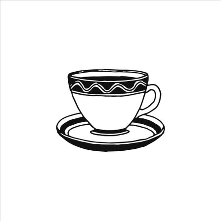 Hand drawn logo element, doodle, drawing, small, minimalistic art, home, decoration element, stickerのイラスト素材