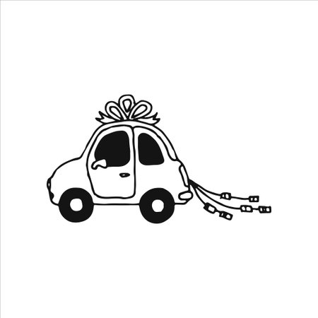 Wedding design element, Handdrawn element, Clipart, Drawing, Illustrationのイラスト素材