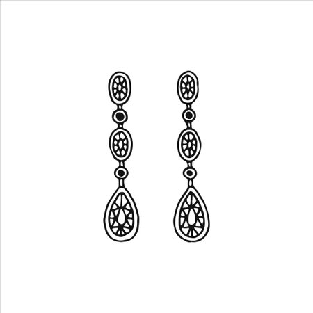 Wedding design element, Handdrawn element, Clipart, Drawing, Illustrationのイラスト素材