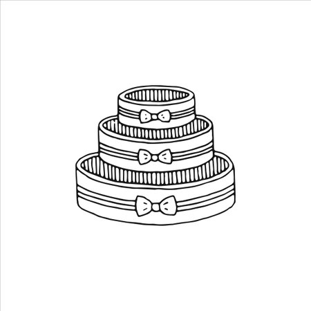 Wedding design element, Handdrawn element, Clipart, Drawing, Illustrationのイラスト素材