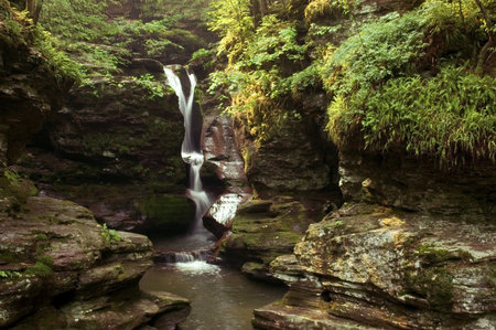 One of many waterfalls in my series.の写真素材