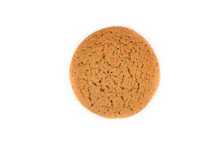 Fresh cookies isolated on a white background with shadow