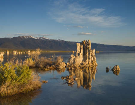 Mono Lake in California, sunriseの写真素材