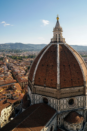 The cupola of Il Duomo di Firenzeの写真素材