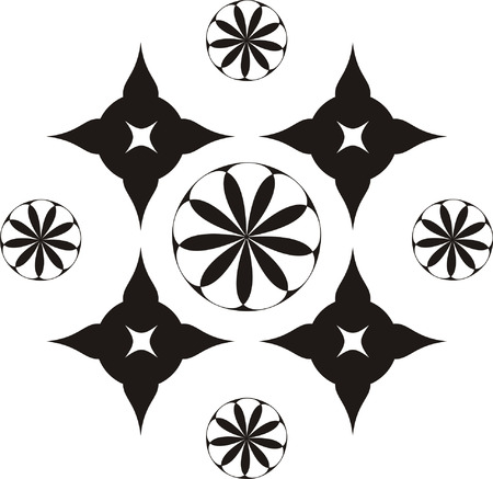 Ornament, geometricのイラスト素材