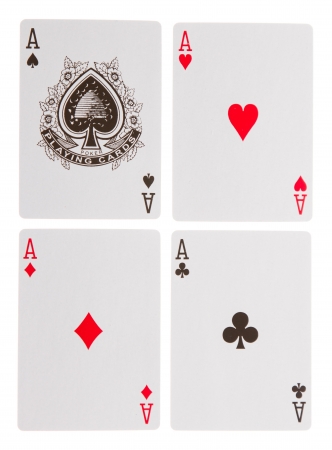 Cards for the poker on the tableのeditorial素材