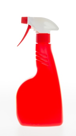 House cleaning product isolated on white backgroundの写真素材