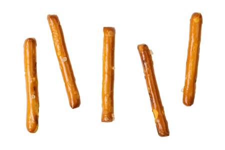 Typical dutch salty snack, isolated on whiteの写真素材