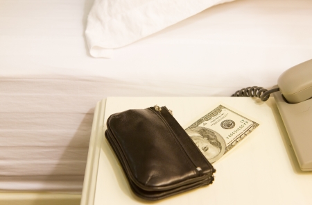 Money for a prostituteの写真素材