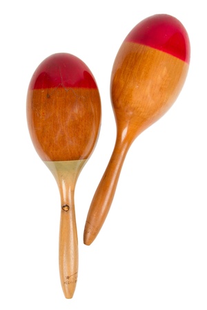 Surinam Maracas, isolated on a white backgroundの写真素材