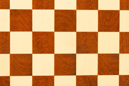 Very old wooden chess board, isolated close-upの写真素材