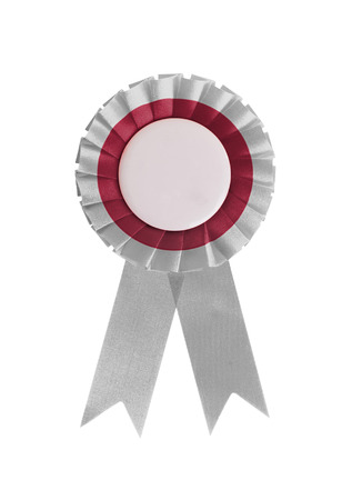 Award ribbon isolated on a white background, Japan