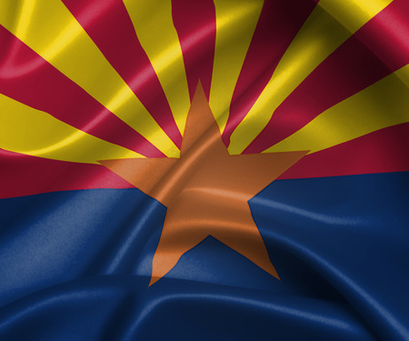 flag of Arizonaの写真素材