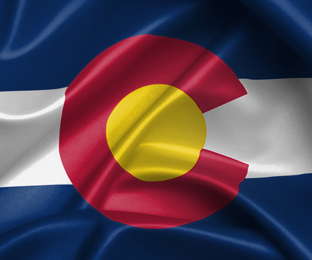 flag of Coloradoの写真素材