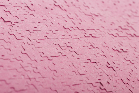 Old Red puzzle Pieces connected