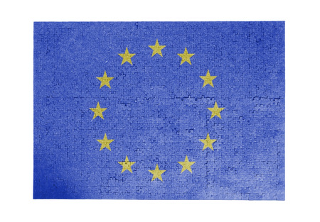Large jigsaw puzzle of 1000 pieces - flag - European Union