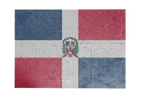 Large jigsaw puzzle of 1000 pieces Dominican Republic flag